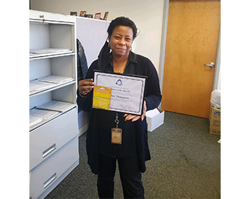 Member of the month Esther Thompson
