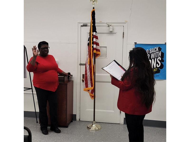 Swearing in of New FSW Vice President